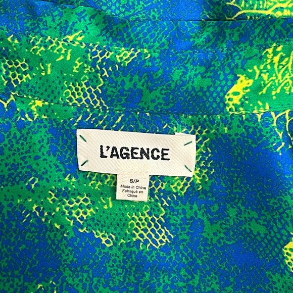 L’AGENCE DANI AMAZON SILK BLOUSE - Picture 5 of 6